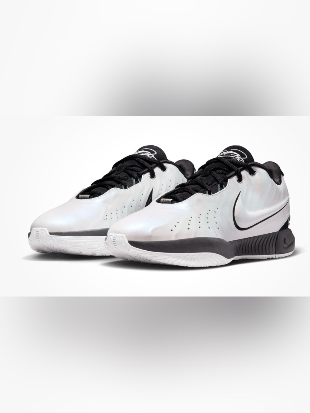 LeBron XXI, White/Black/Pearl, Men's 14, Worn only once, Great Condition!!